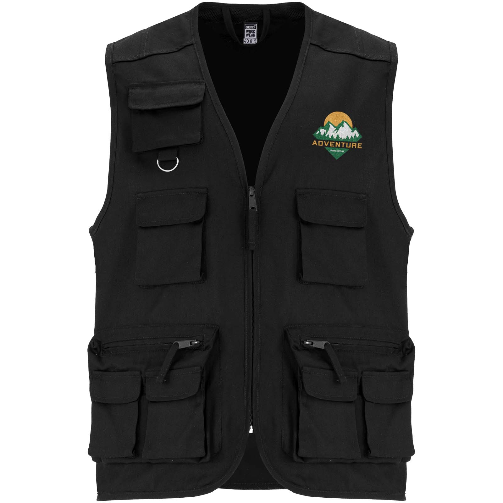 Gilet da lavoro con più tasche e scollo a V da 200 g/m² Venera 