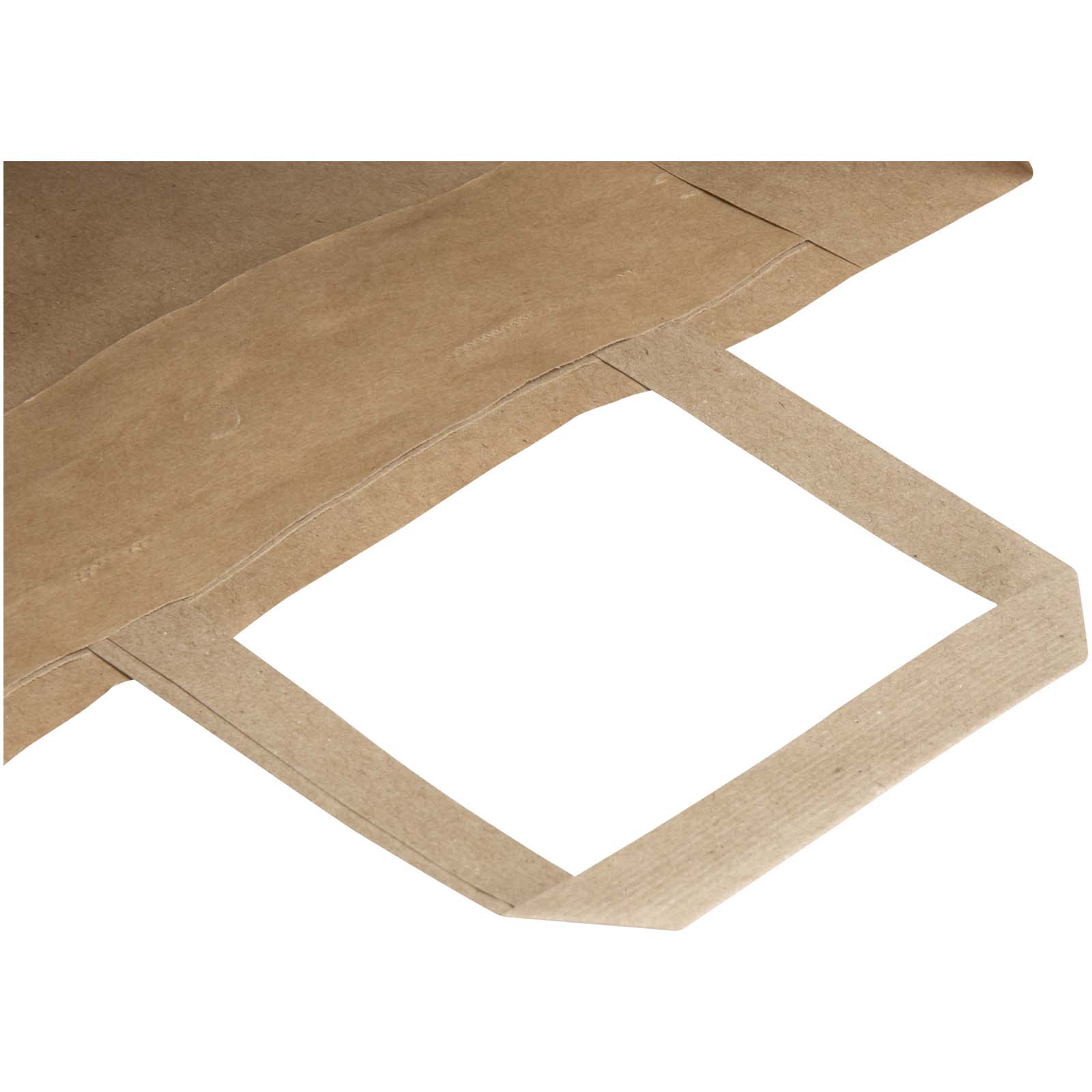 Sacchetto di carta da 80 g/m² con manici piatti, 25 x 15 x 32 cm Kraft