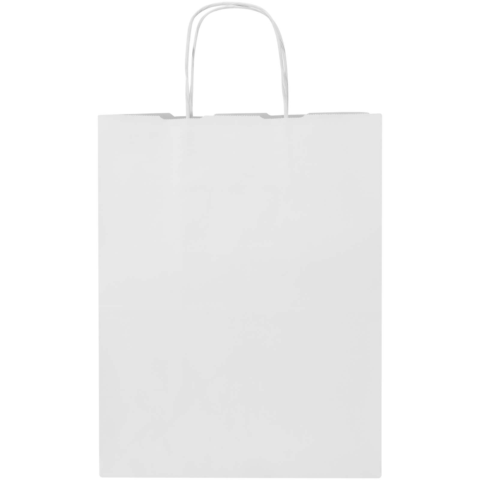 Sacchetto di carta da 80-90 g/m² con manici intrecciati, 25 x 15 x 32 cm Kraft