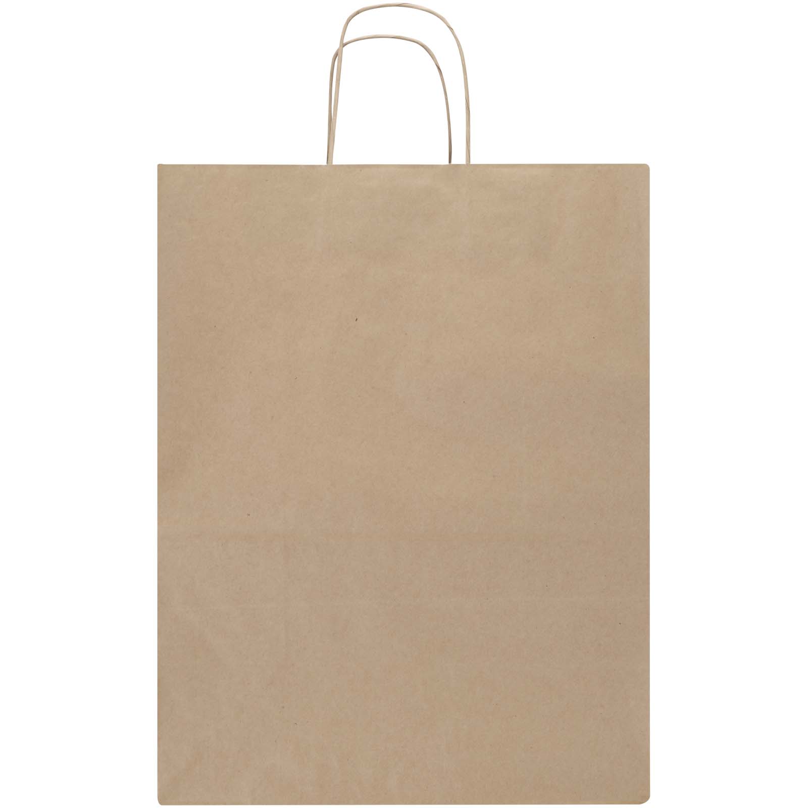 Sacchetto di carta da 80-90 g/m² con manici intrecciati, 25 x 15 x 32 cm Kraft