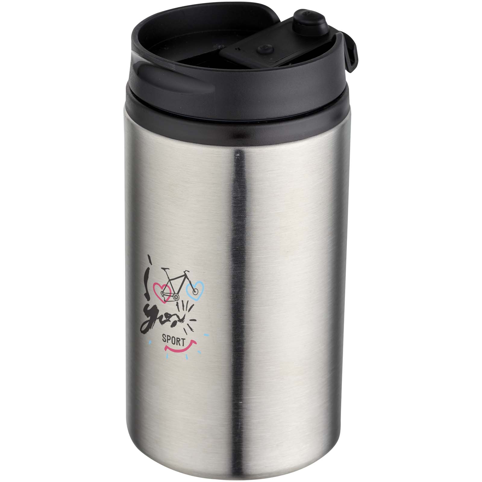 Bicchiere termico in acciaio inossidabile riciclato certificato RCS da 250 ml Mojave