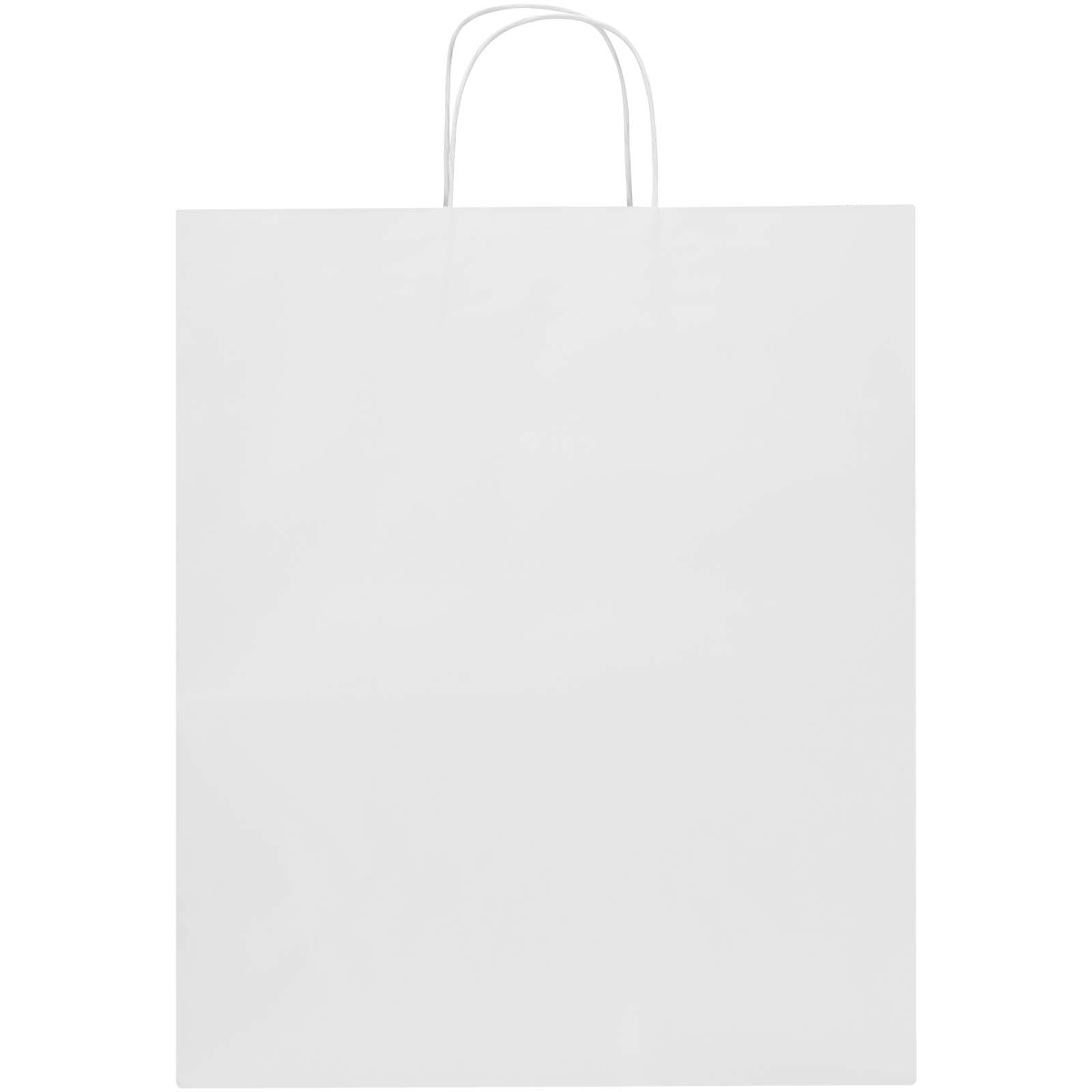 Sacchetto di carta da 80-90 g/m² con manici intrecciati, 32 x 17 x 39 cm Kraft