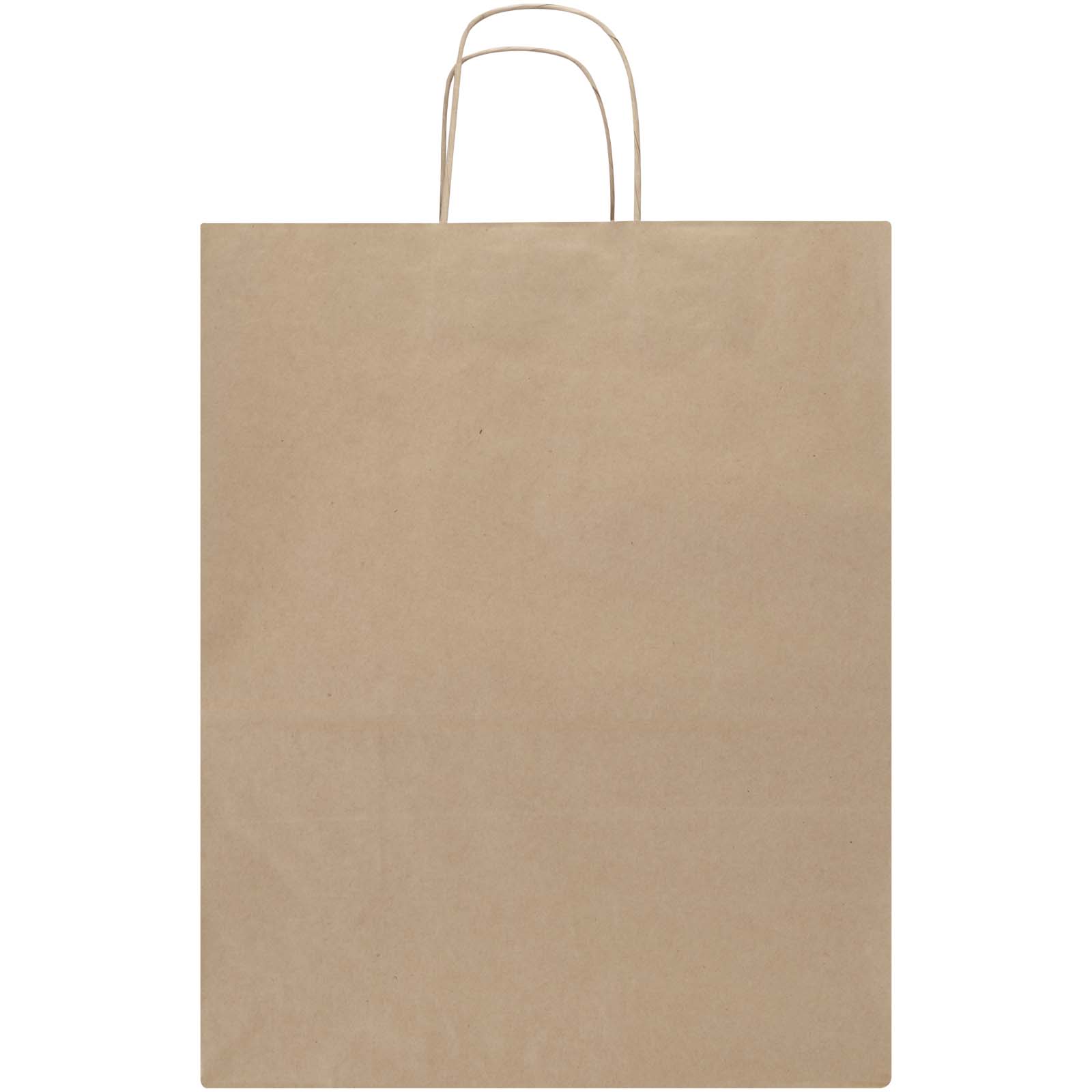 Sacchetto di carta da 80-90 g/m² con manici intrecciati, 32 x 17 x 39 cm Kraft