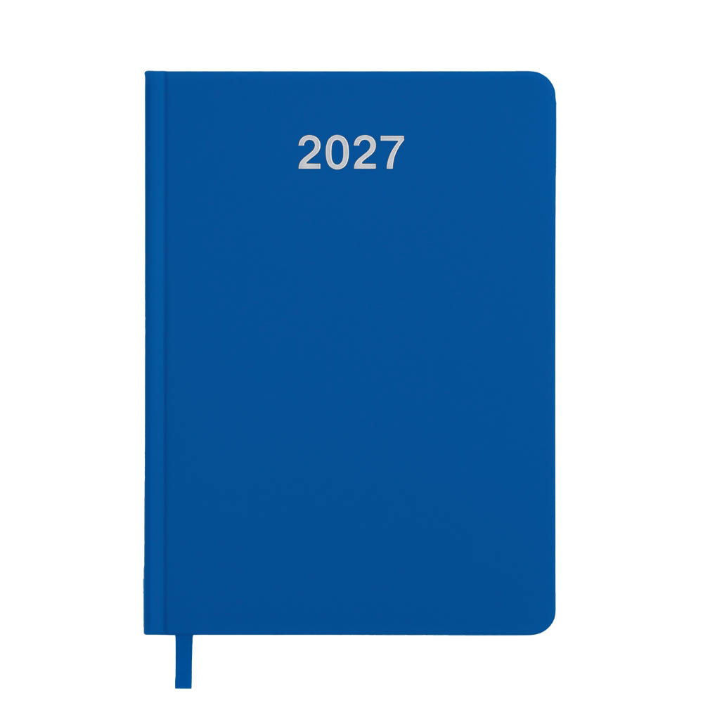 Agenda settimanale 2027. Copertina rigida in cartoncino laminato opaco.