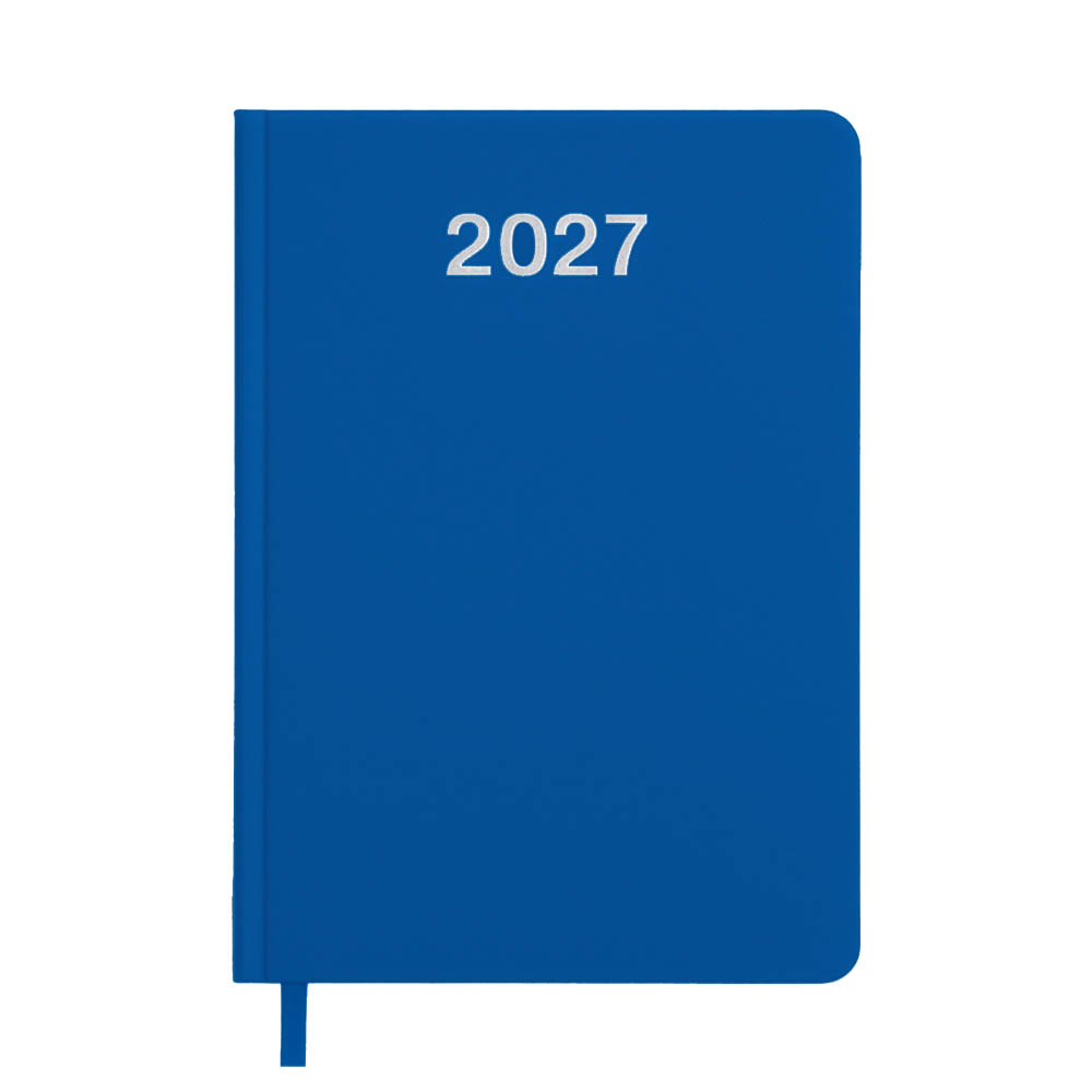 Agenda giornaliera 2027. Copertina rigida in cartoncino laminato opaco
