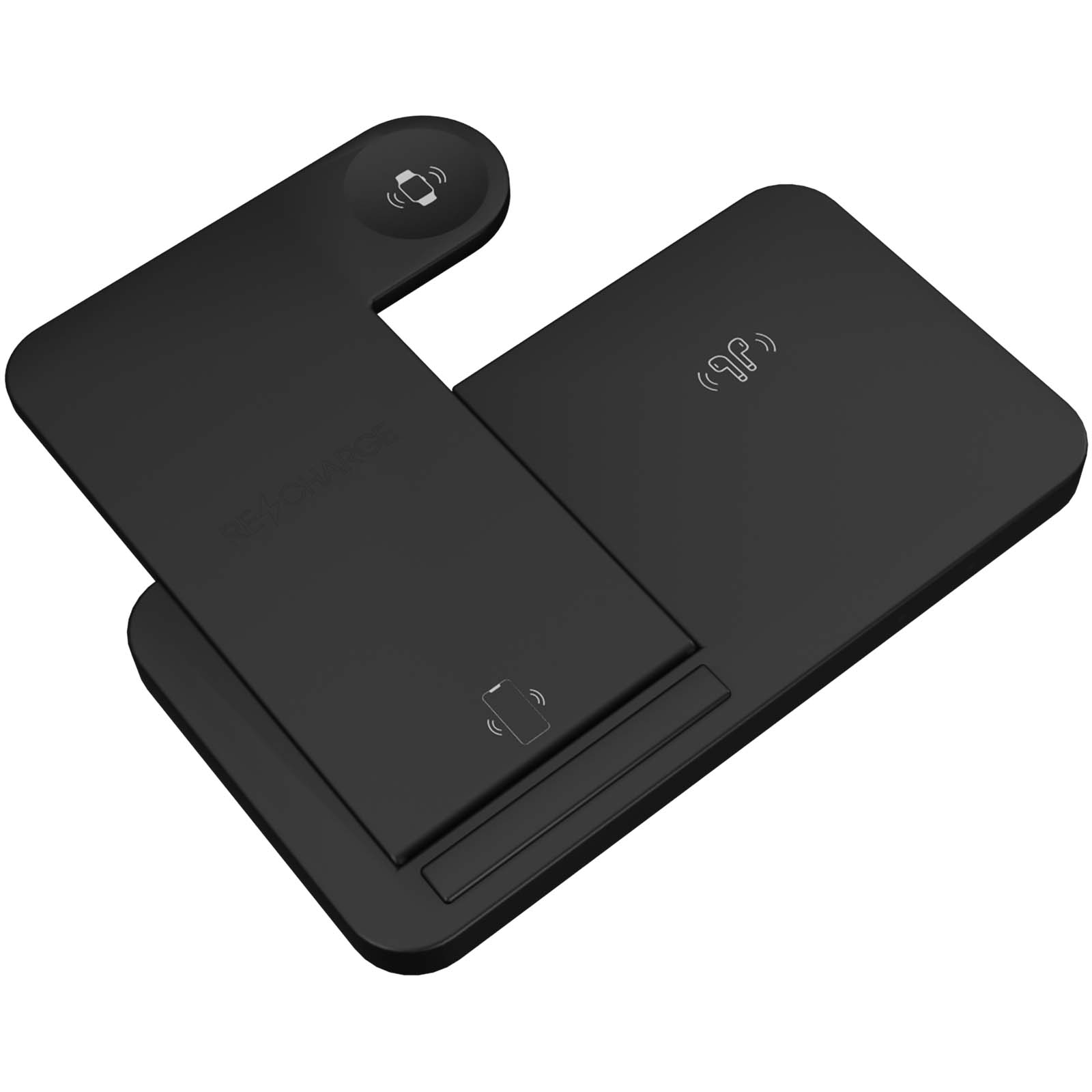 Base di ricarica wireless 3 in 1 con supporto per telefono SCX.design W28