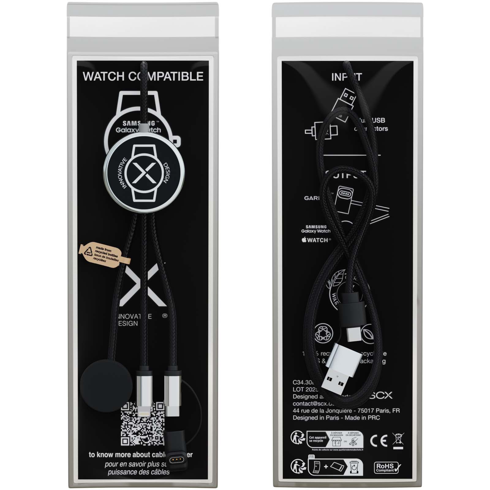 Cavo di ricarica per smartwatch 7-in-1 SCX.design C34 