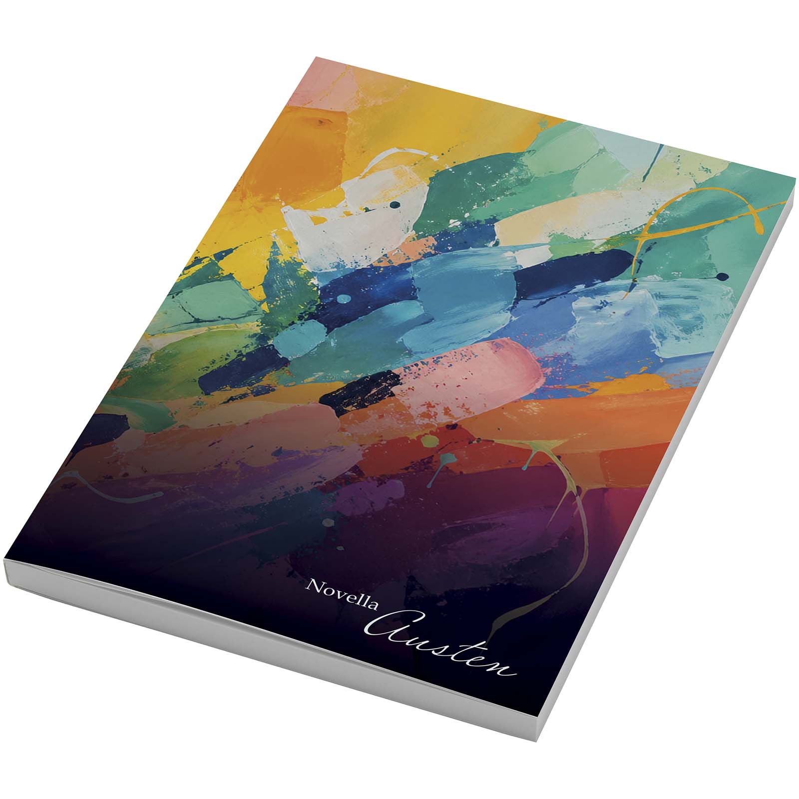 Blocco note formato A5 con copertina morbida e 100 fogli Novella Austen