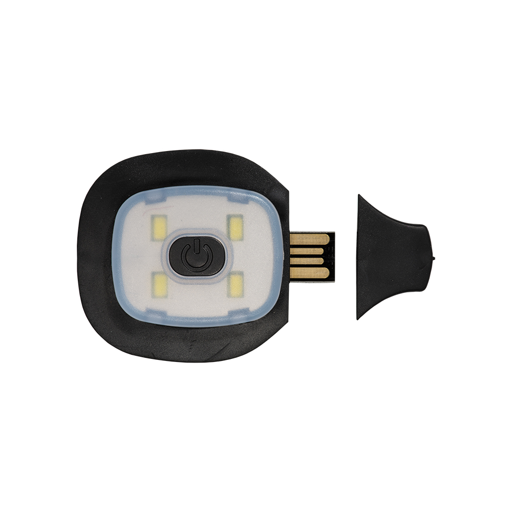 Cappellino in maglia 100% acrilico pesante con luce LED removibile e ricaricabile USB