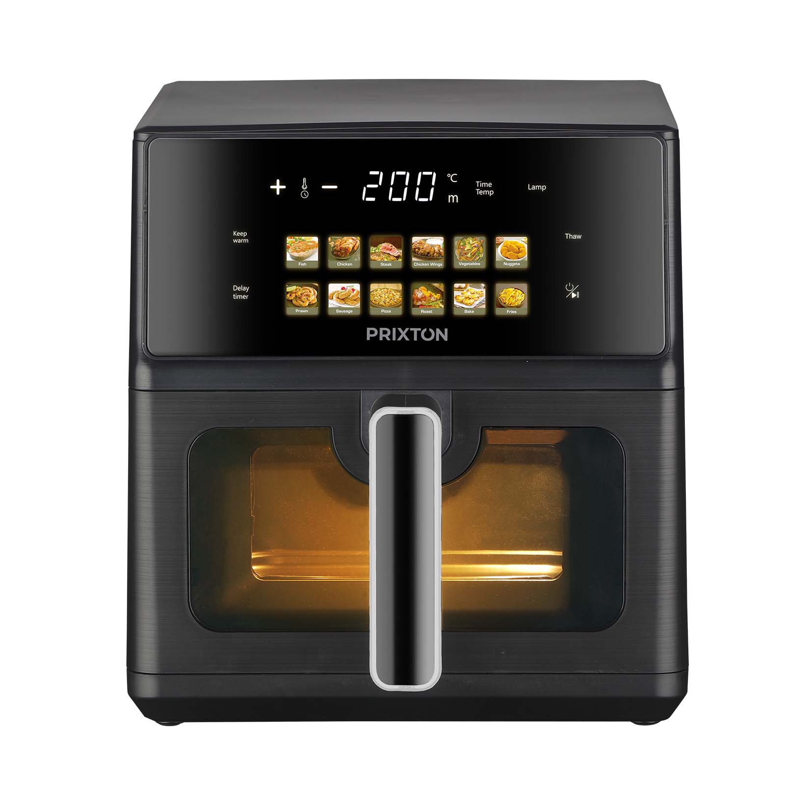 Prixton Cook Organics 6L friggitrice ad aria a doppio riscaldamento