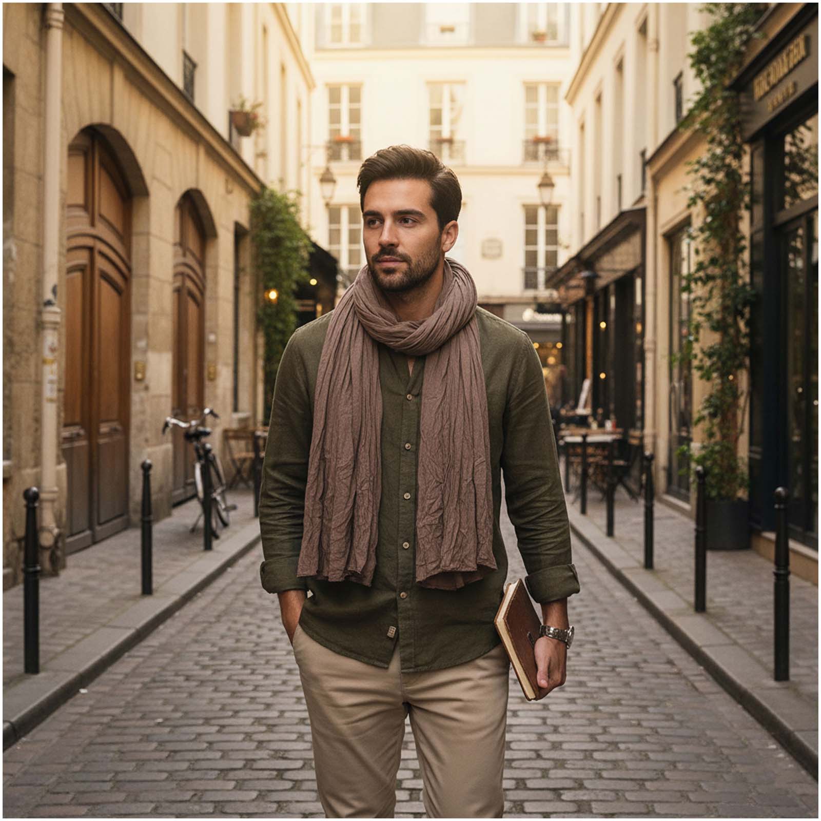 Sciarpa 110 x 200 cm Citizen Green Lawrence