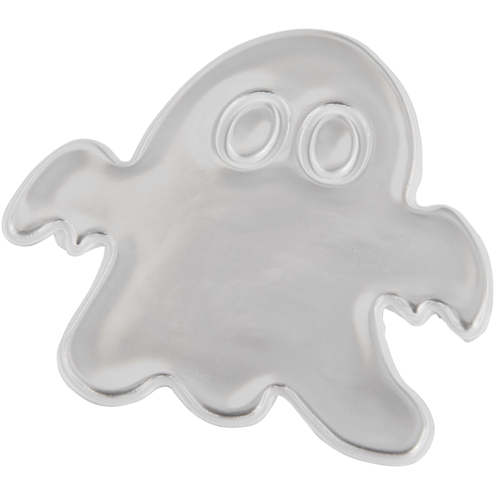 Piccolo adesivo riflettente a forma di fantasma