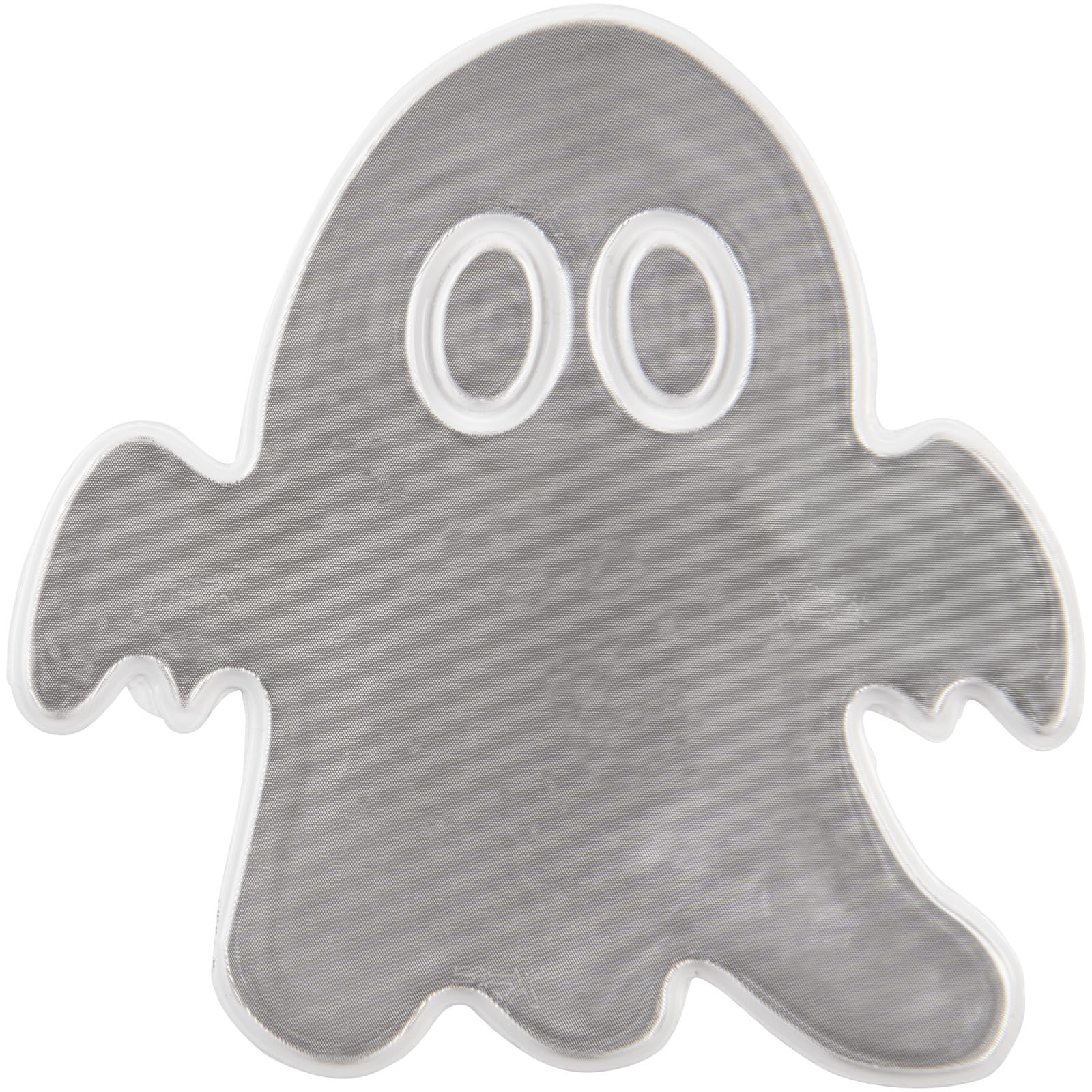 Piccolo adesivo riflettente a forma di fantasma