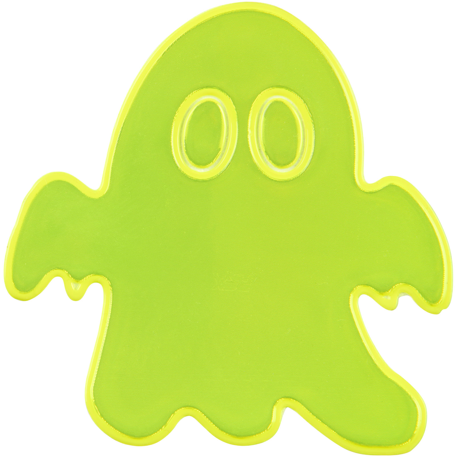 Piccolo adesivo riflettente a forma di fantasma