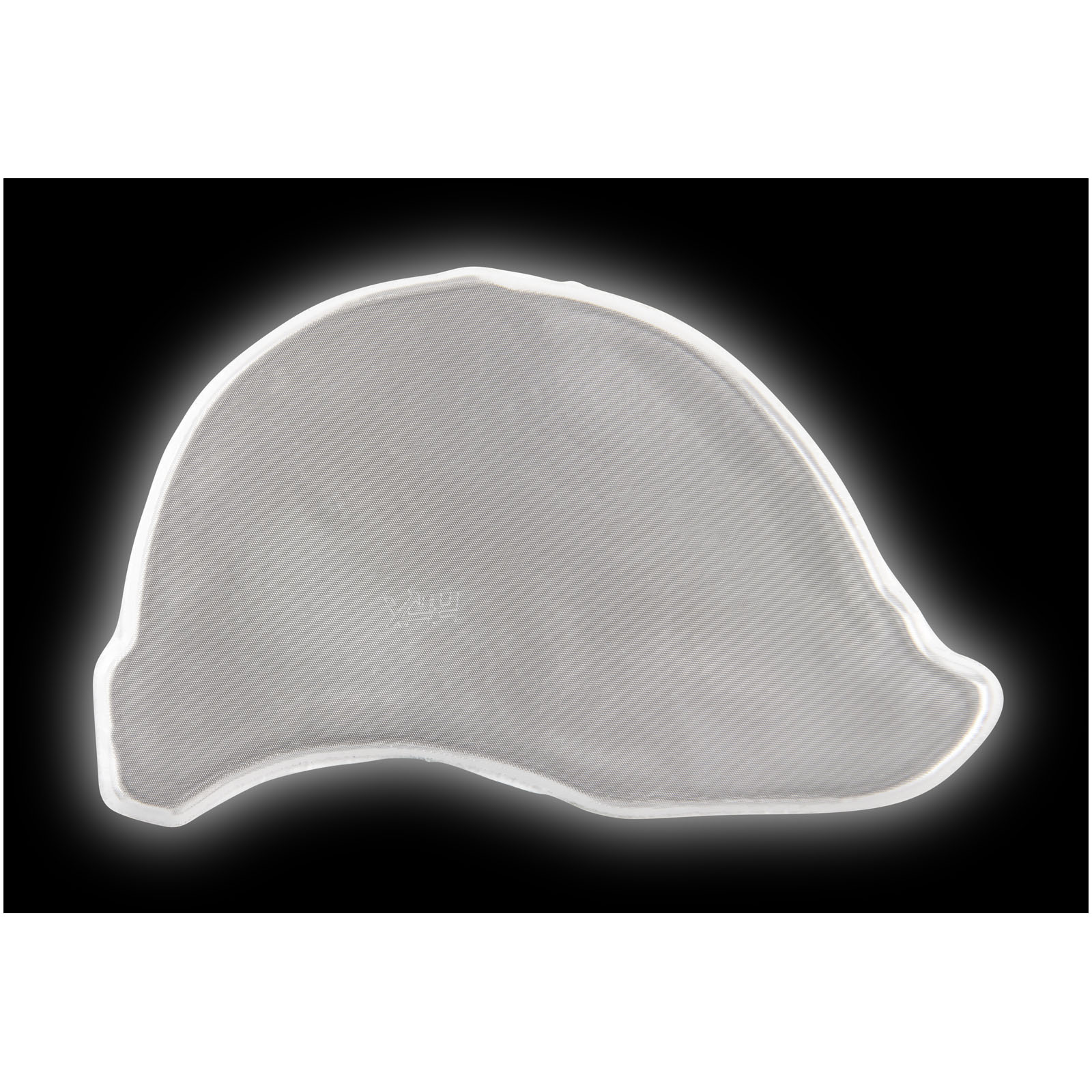 Adesivo riflettente a forma di casco