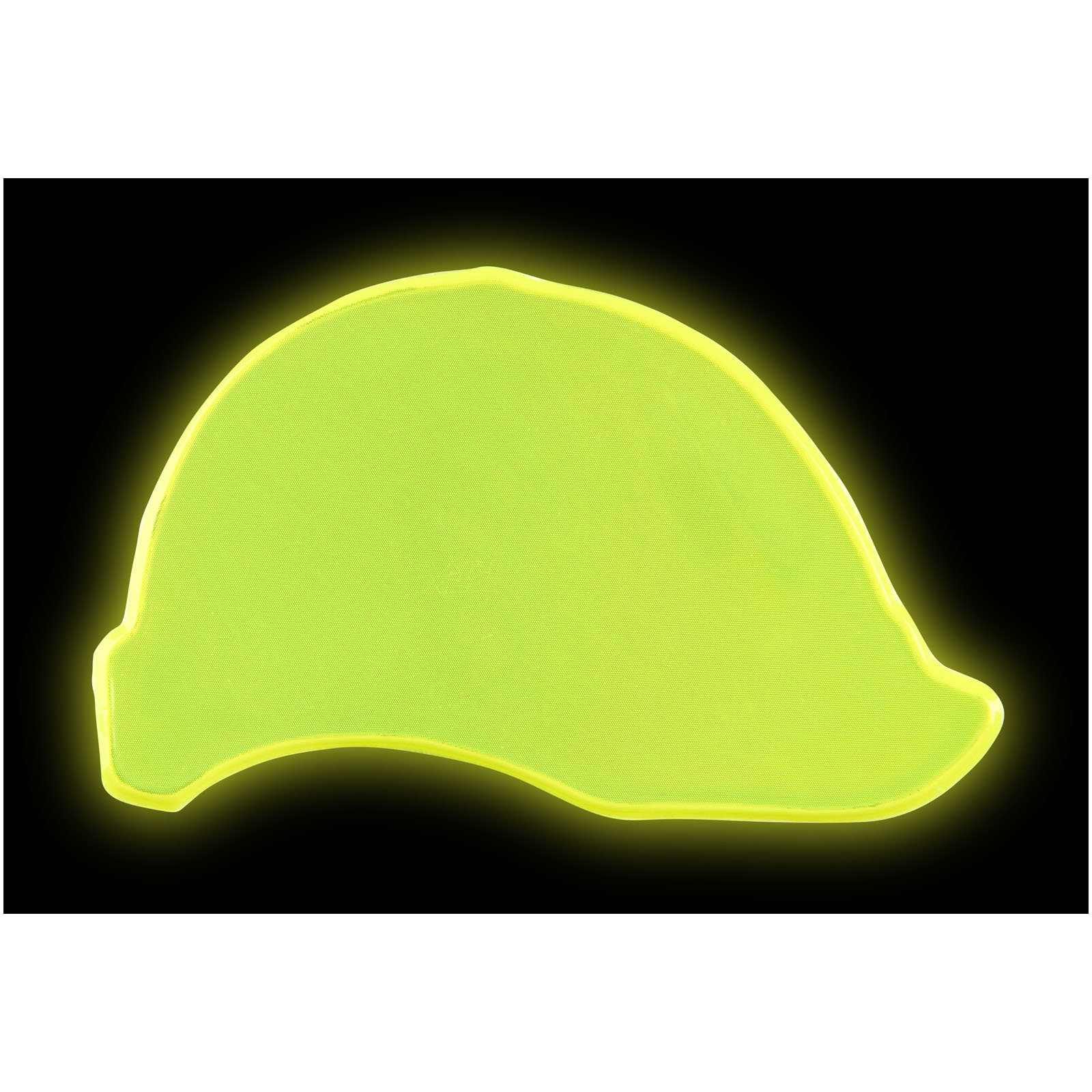Adesivo riflettente a forma di casco