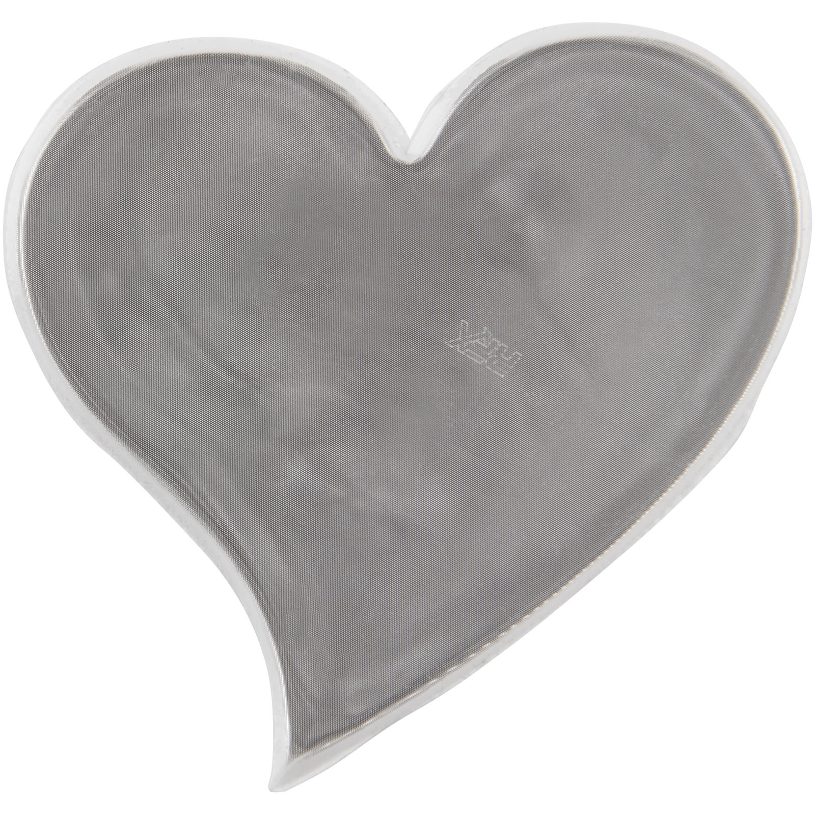 Grande adesivo riflettente a forma di cuore