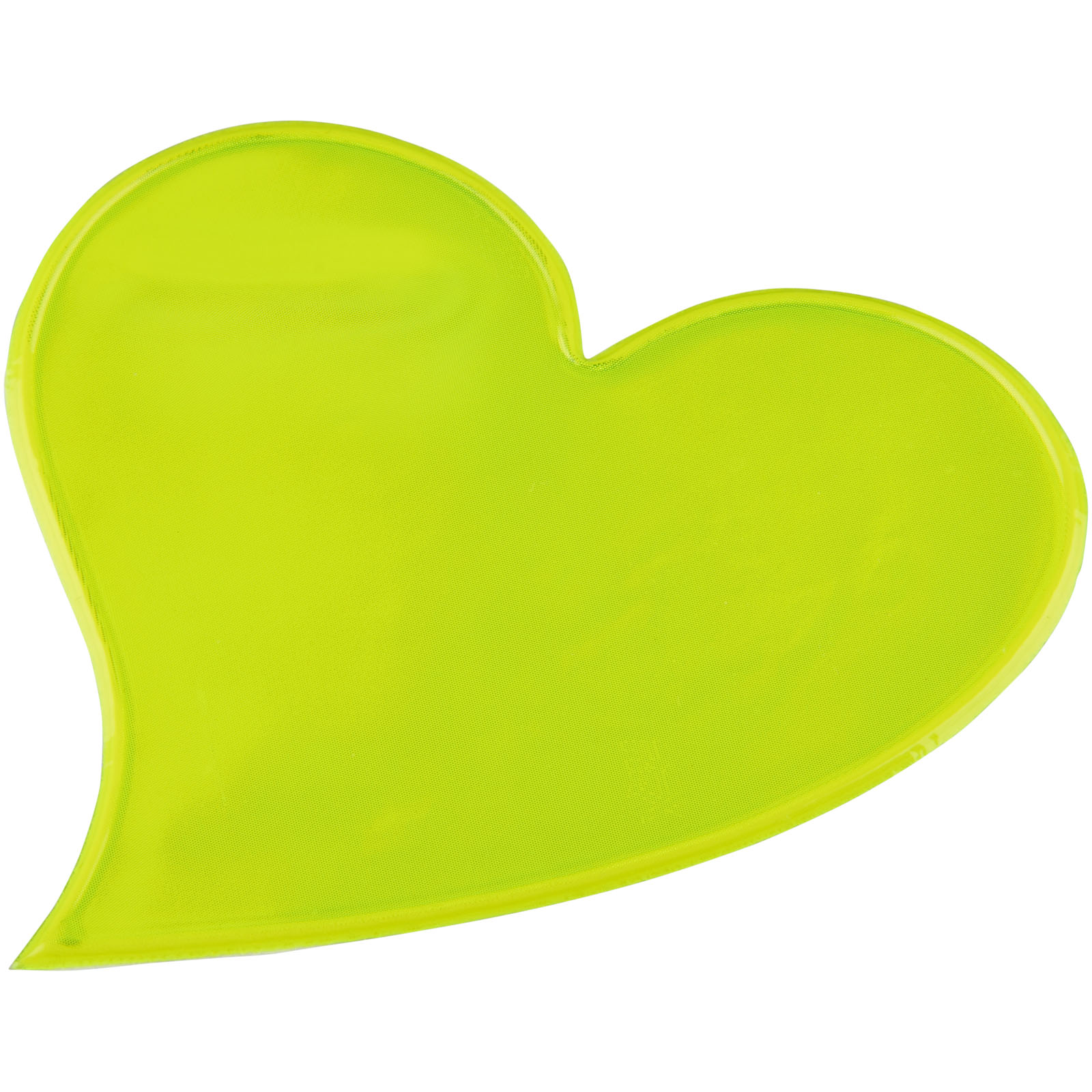 Grande adesivo riflettente a forma di cuore