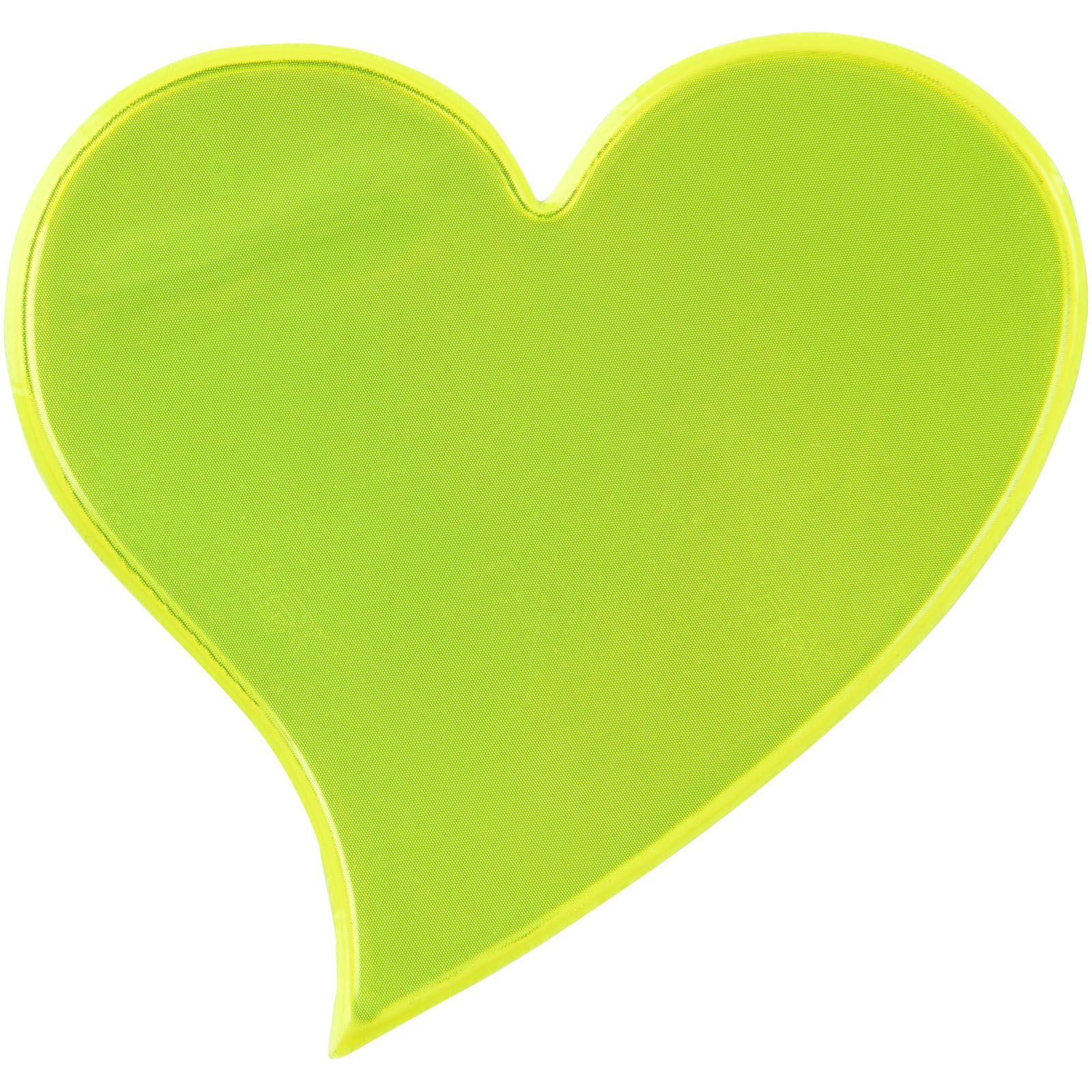 Grande adesivo riflettente a forma di cuore