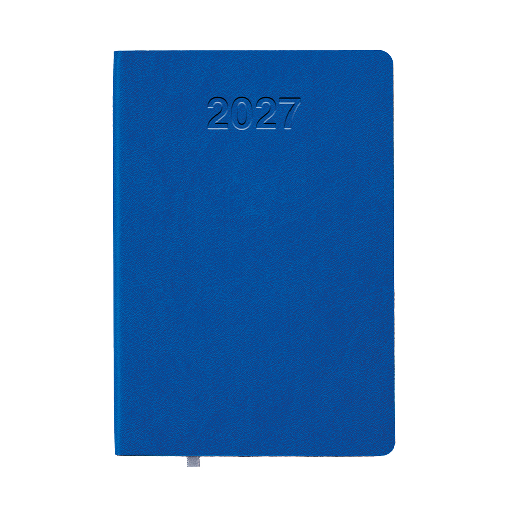 Agenda giornaliera 2027 con copertina flessibile in PU termovirante