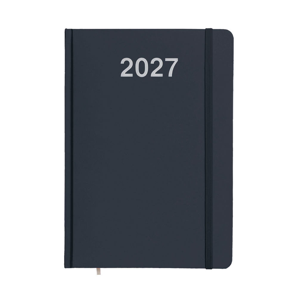 Agenda settimanale 2027, copertina rigida in cartoncino laminato
