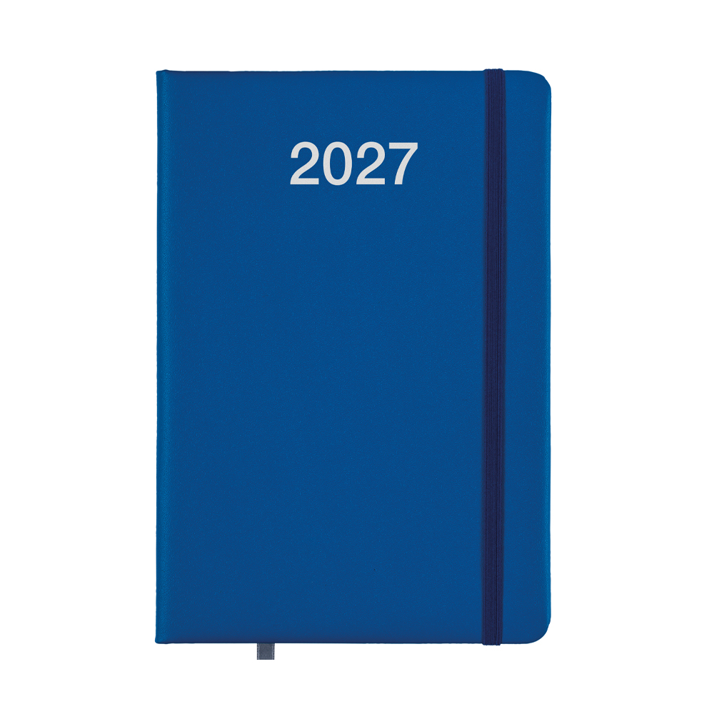 Agenda giornaliera 2027 con copertina rigida in PU