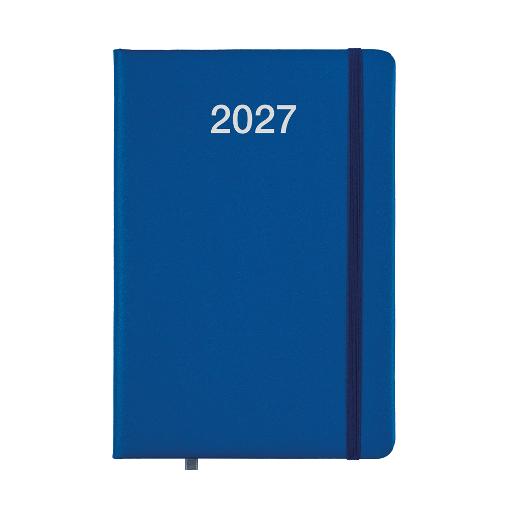 Agenda giornaliera 2027 con copertina rigida in PU