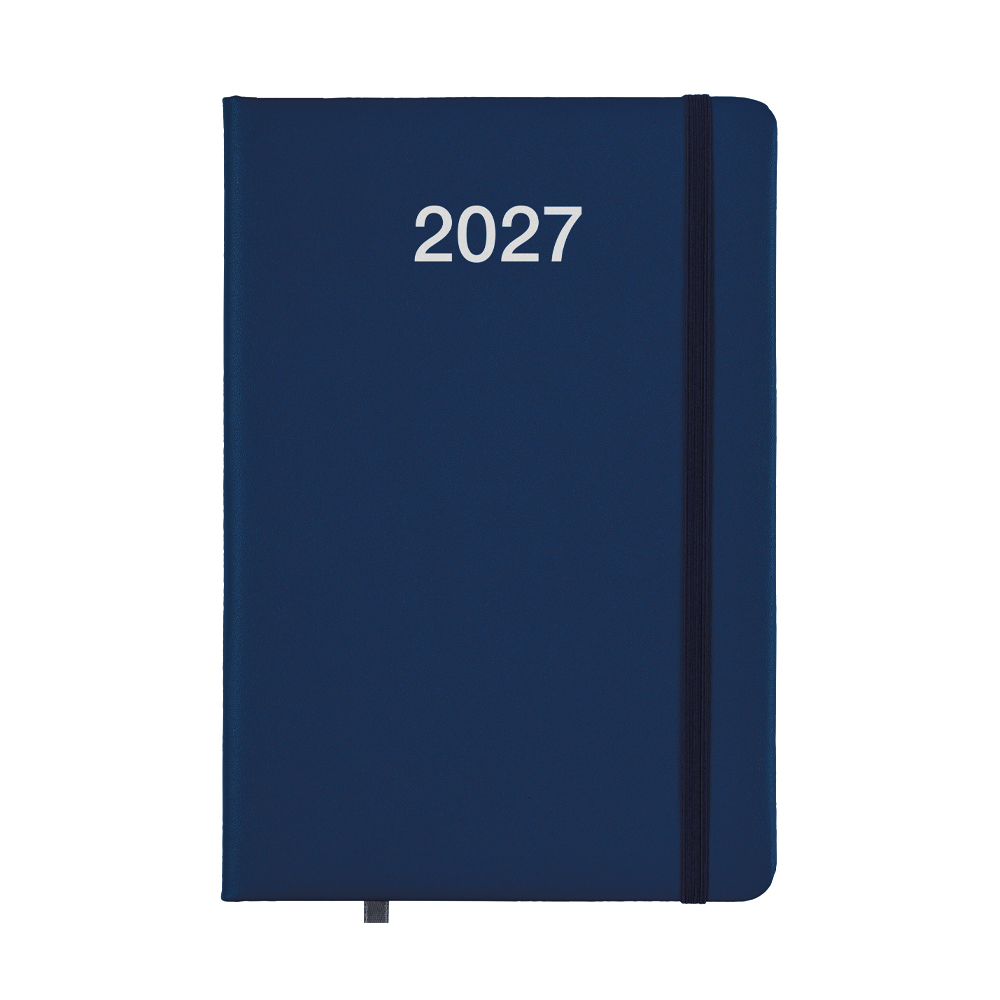 Agenda settimanale 2027 con copertina rigida in PU