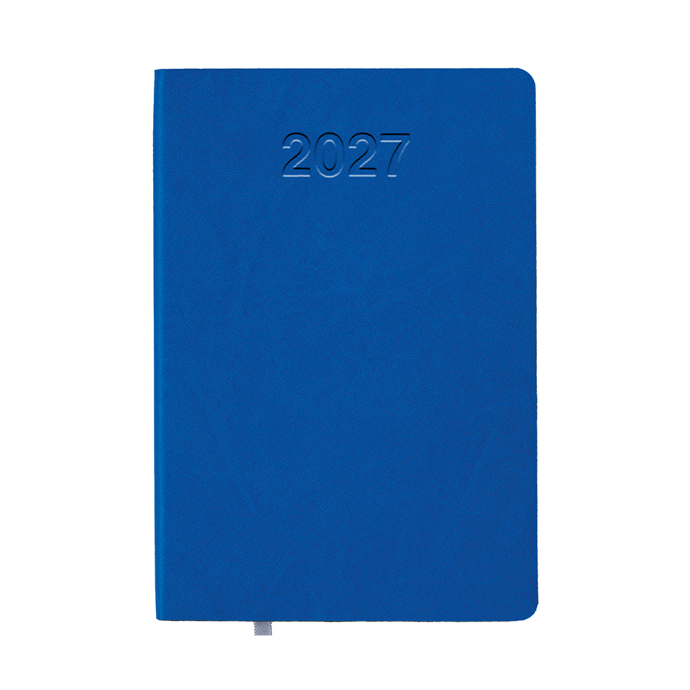 Agenda giornaliera 2027 con copertina flessibile in PU termovirante
