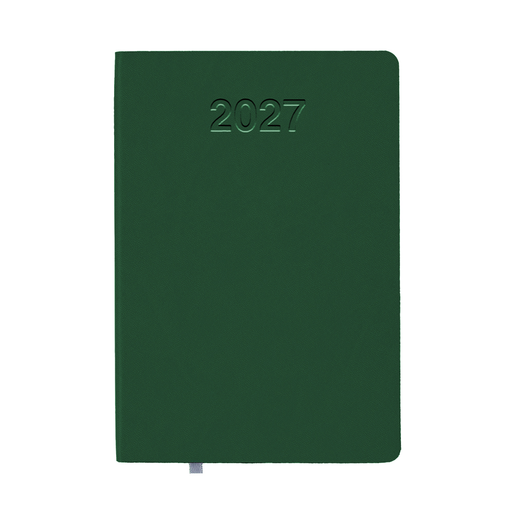 Agenda settimanale 2027 con copertina flessibile in PU termovirante