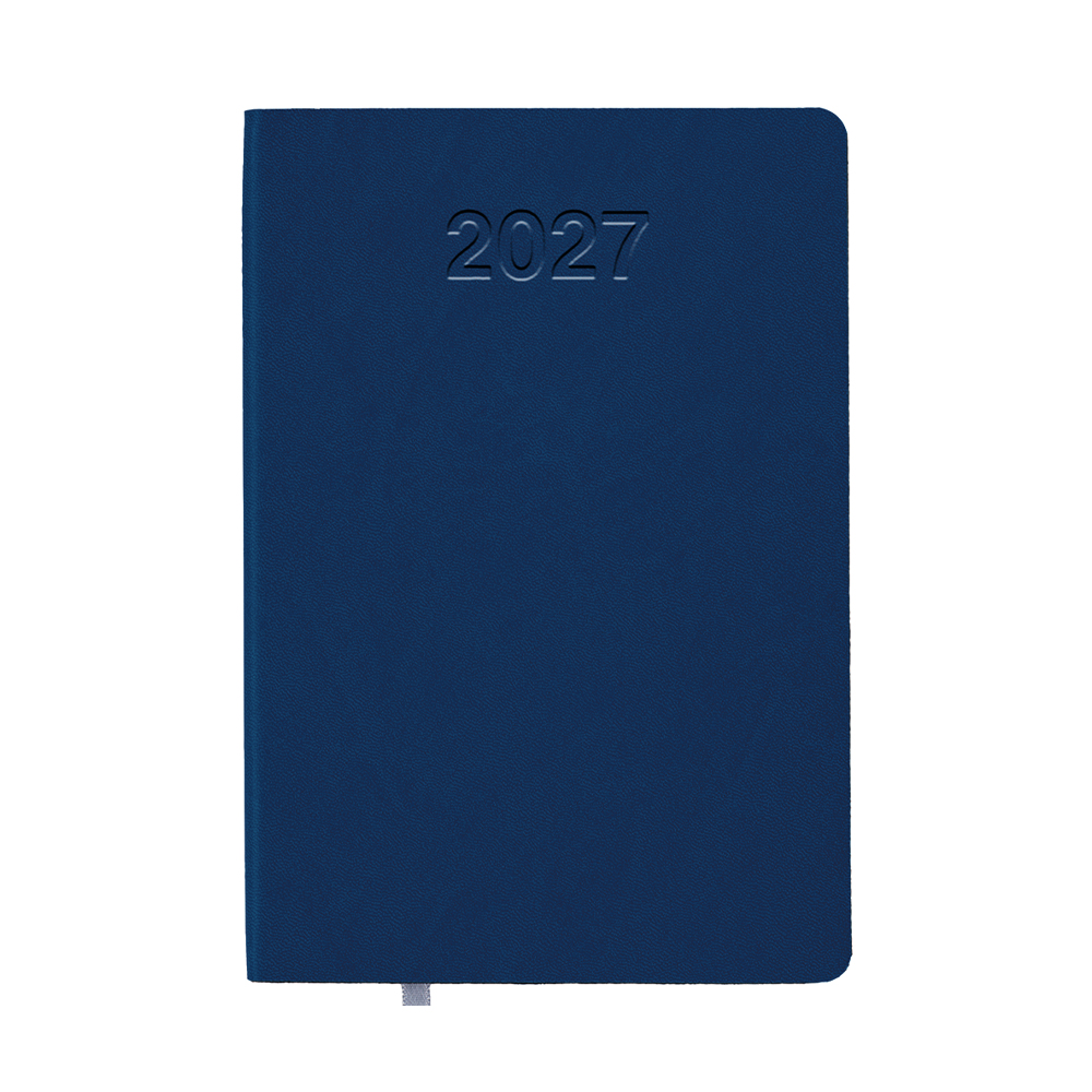 Agenda settimanale 2027 con copertina flessibile in PU termovirante