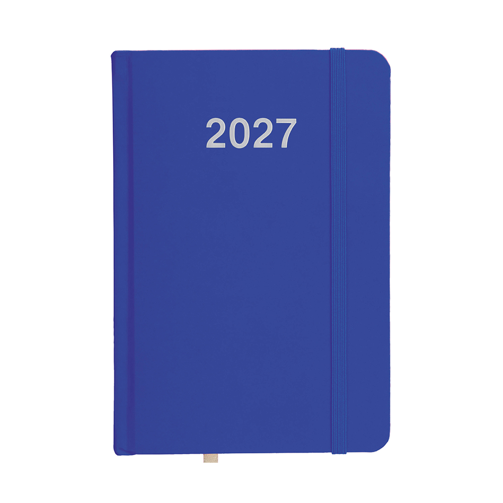 Agenda giornaliera 2027, copertina rigida in cartoncino laminato
