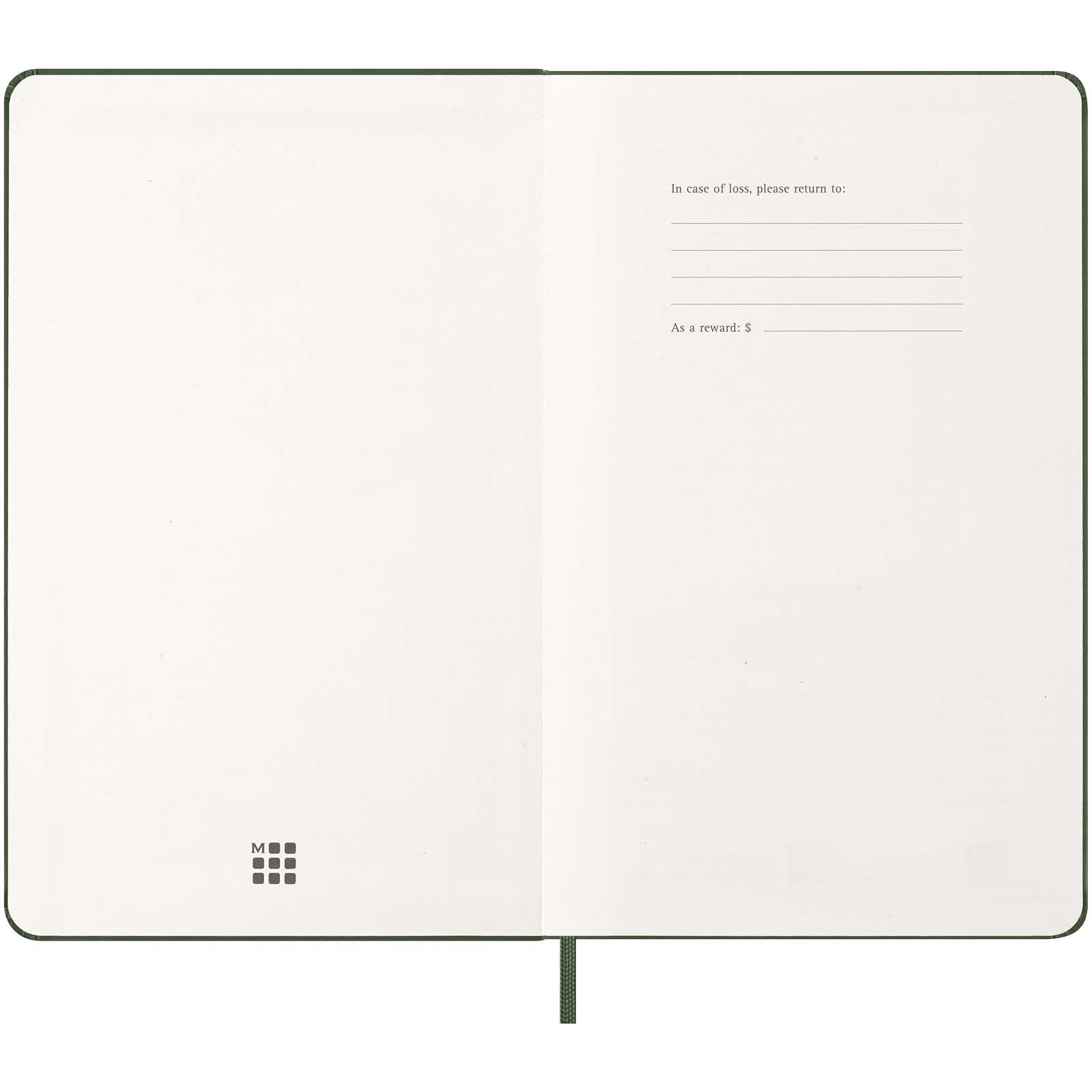 Agenda giornaliera 12 mesi con copertina rigida Moleskine