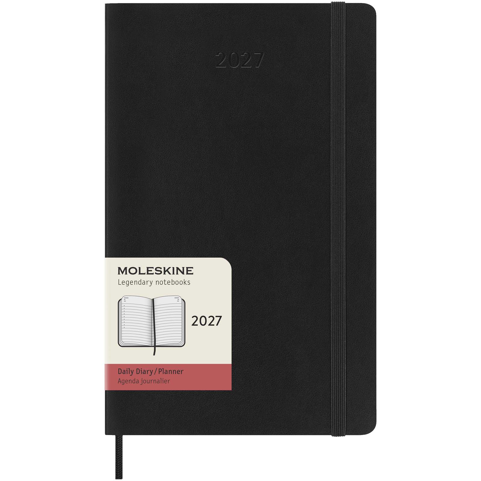 Agenda giornaliera 12 mesi con copertina morbida Moleskine
