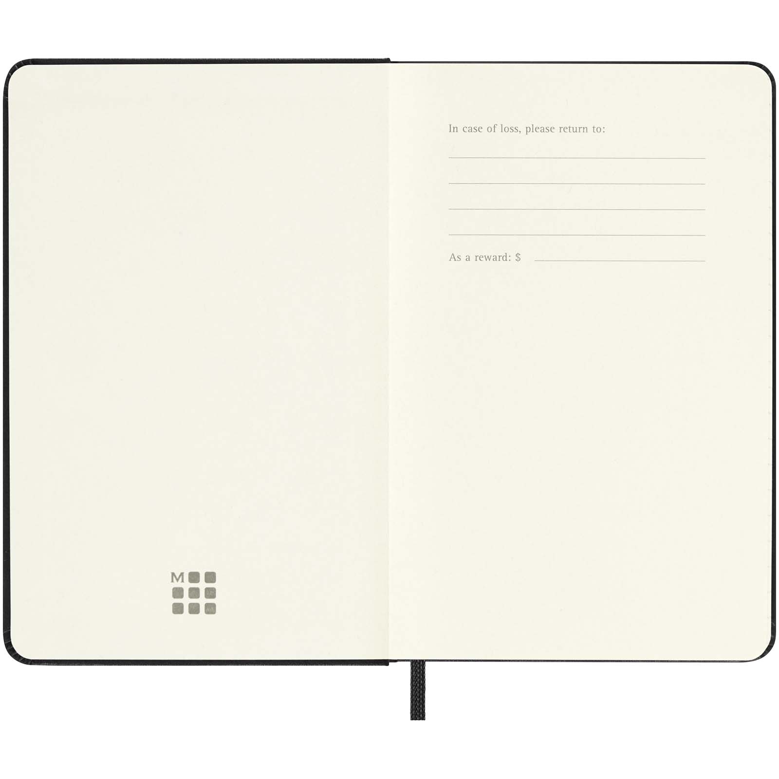 Agenda giornaliera tascabile 12 mesi con copertina rigida Moleskine