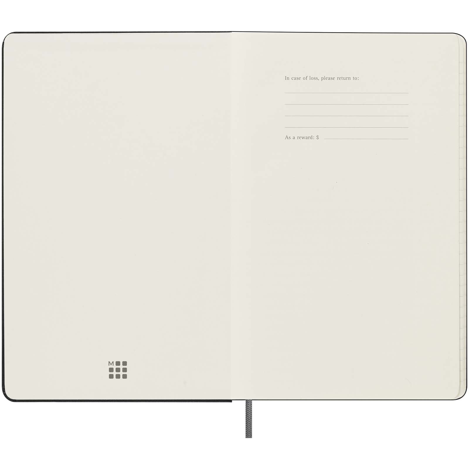 Agenda settimanale formato L con copertina rigida e senza data Moleskine