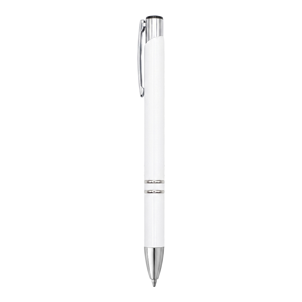 Penna a scatto in ABS. Clip e particolari cromati