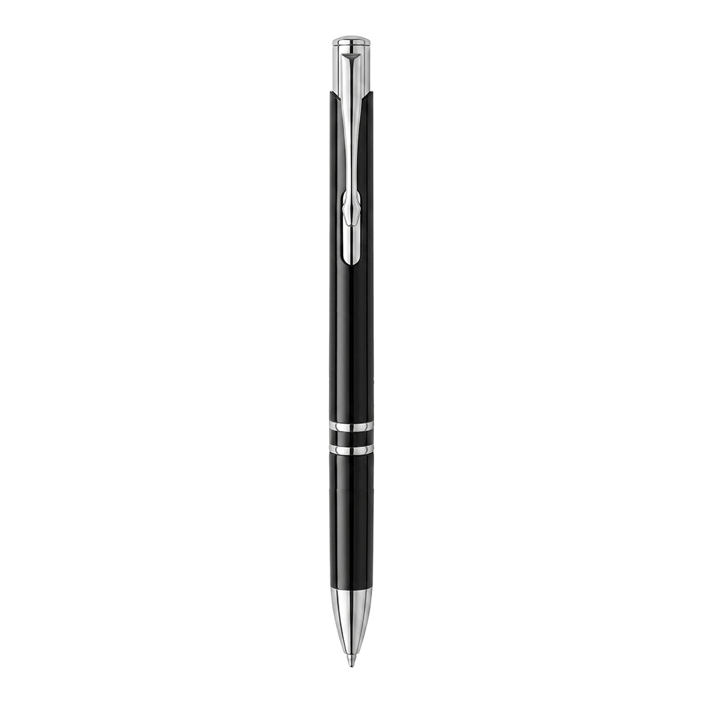 Penna a scatto in ABS. Clip e particolari cromati