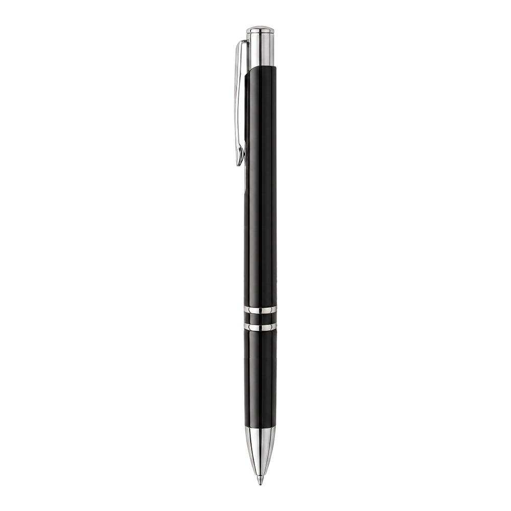 Penna a scatto in ABS. Clip e particolari cromati