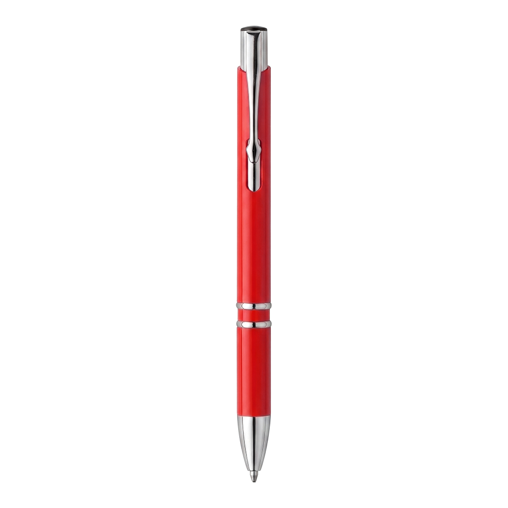 Penna a scatto in ABS. Clip e particolari cromati