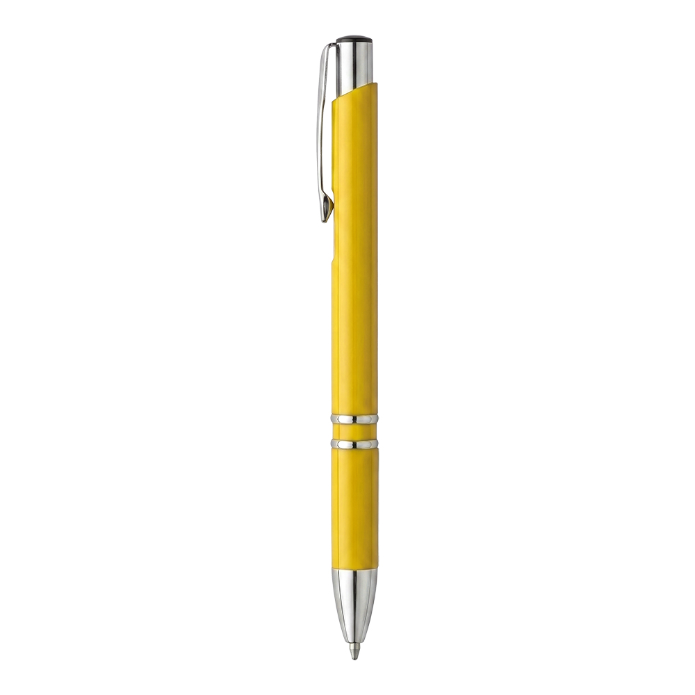 Penna a scatto in ABS. Clip e particolari cromati