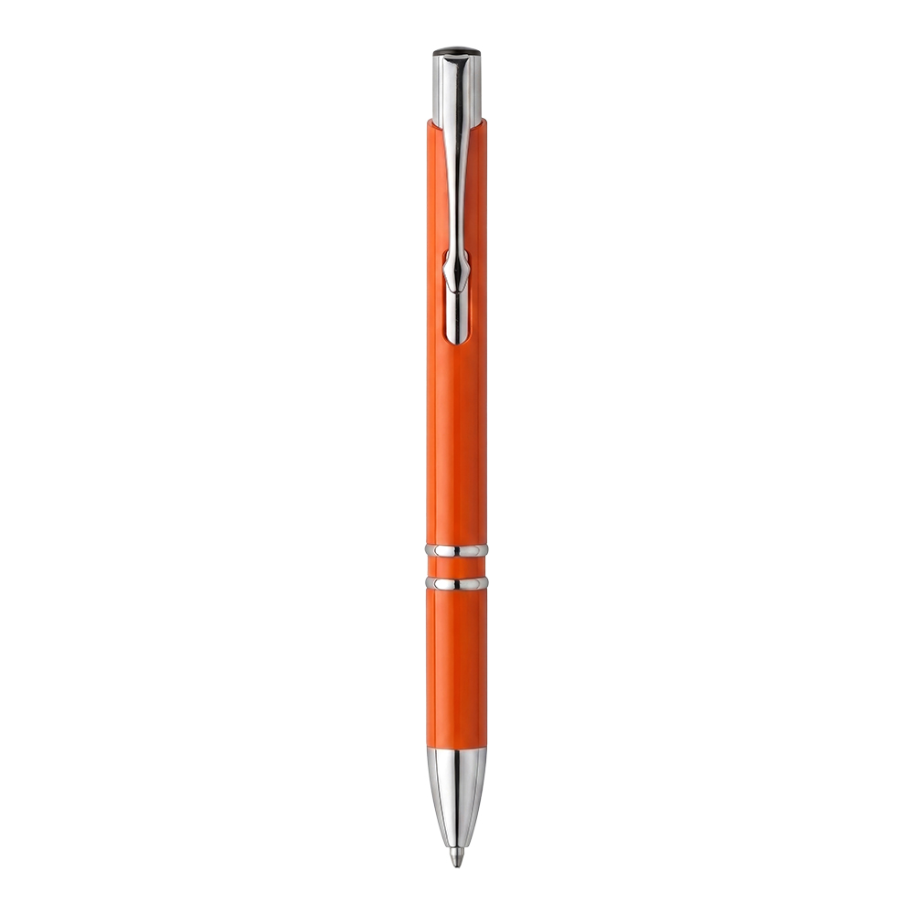 Penna a scatto in ABS. Clip e particolari cromati