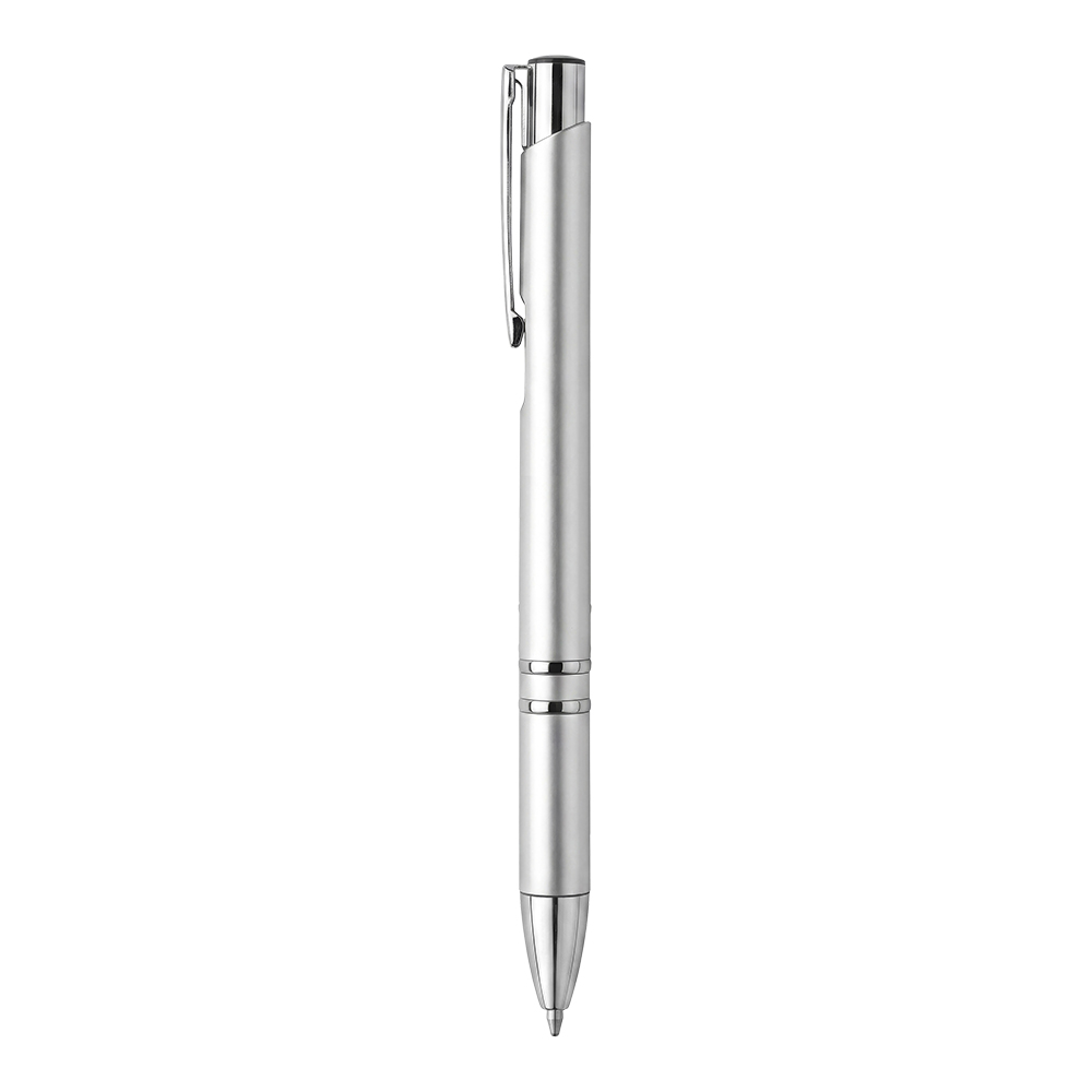 Penna a scatto in ABS. Clip e particolari cromati