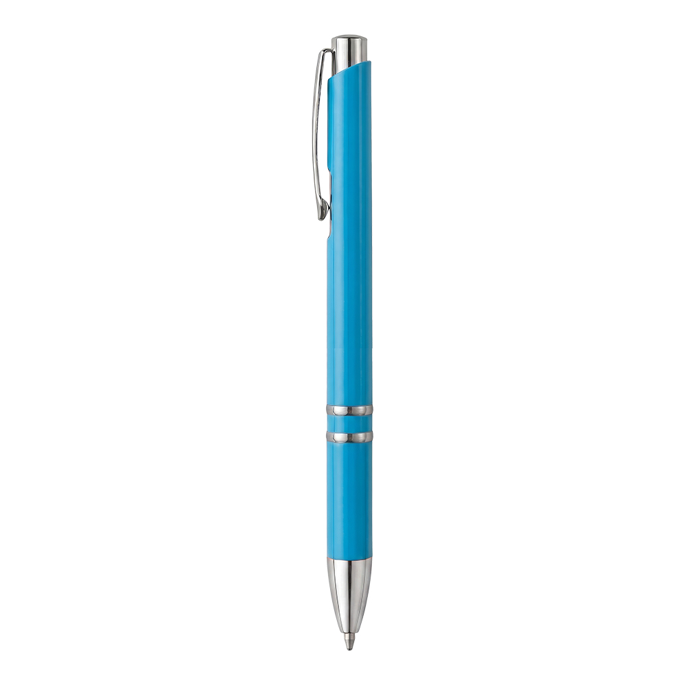 Penna a scatto in ABS. Clip e particolari cromati