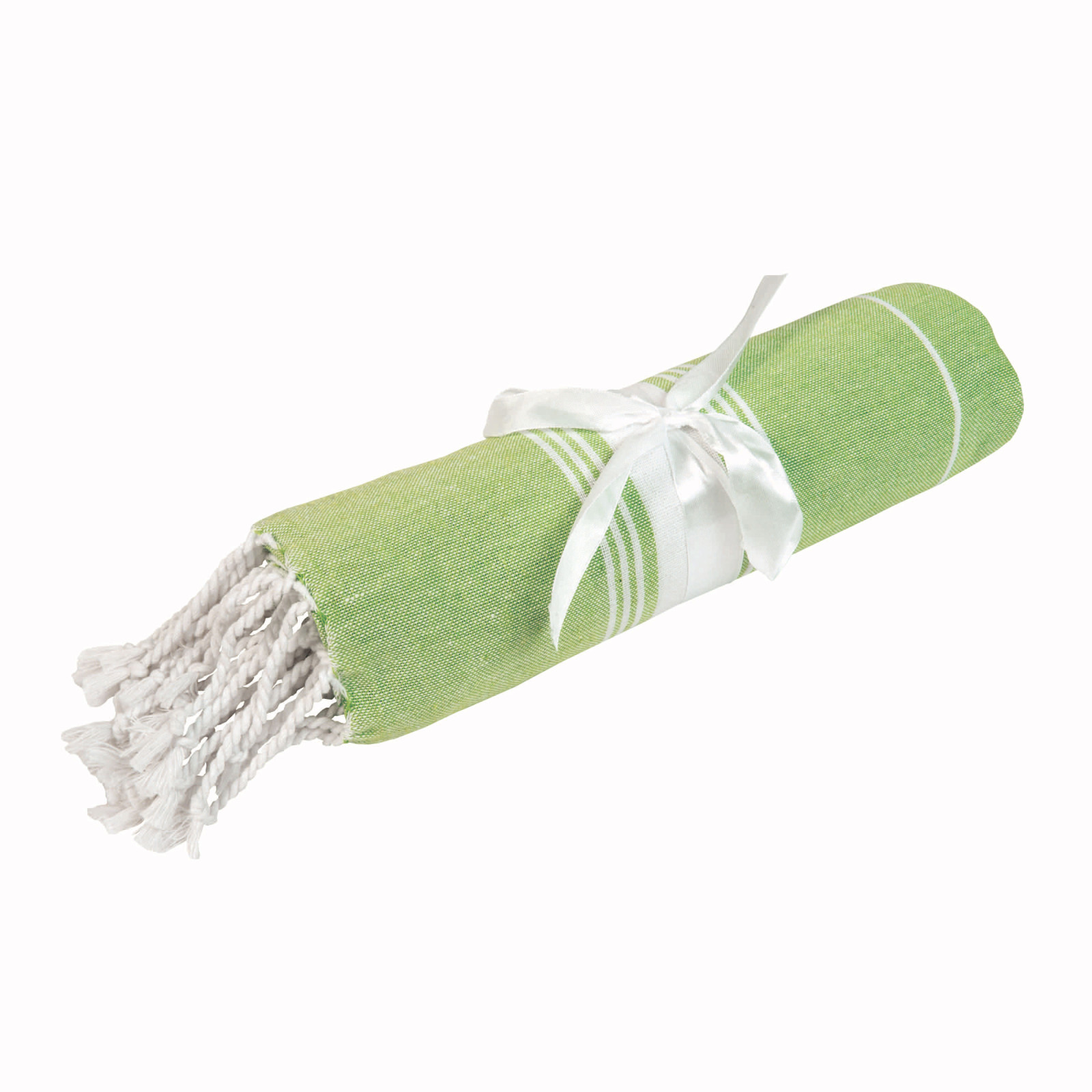 Telo mare/pareo stile Fouta 100% cotone 182gr/m2 con frange, misura  90x170 cm