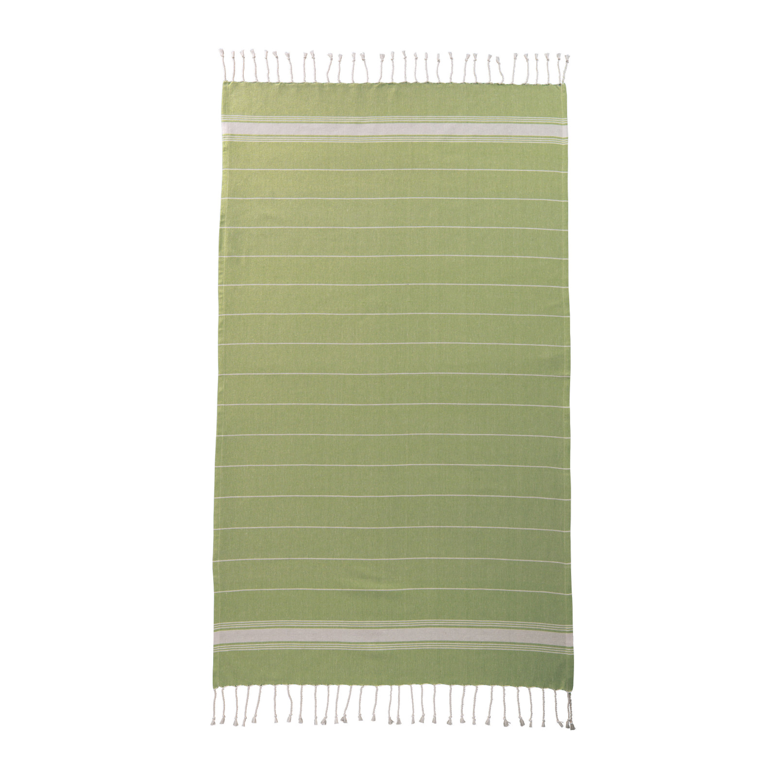 Telo mare/pareo stile Fouta 100% cotone 182gr/m2 con frange, misura  90x170 cm