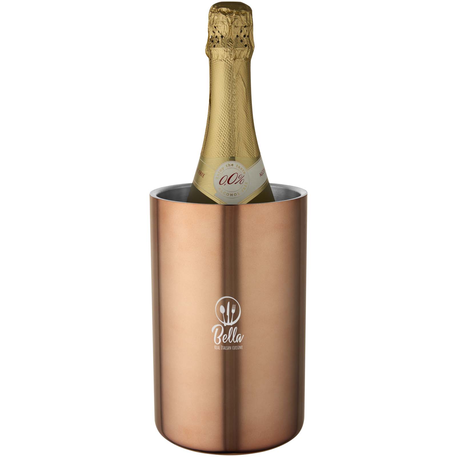 Refrigeratore per vino in acciaio inox a doppia parete Cielo