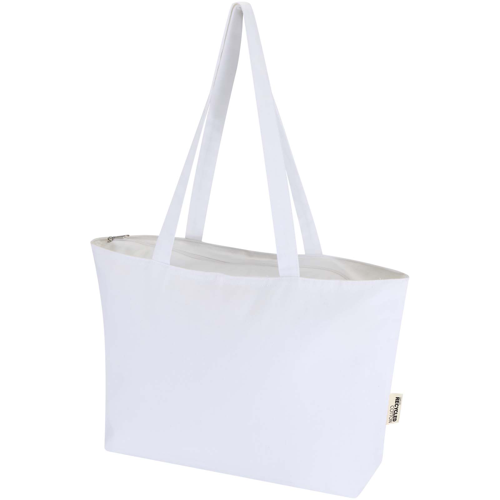 Shopper in cotone 320 g/m² con zip Ningbo - 15L