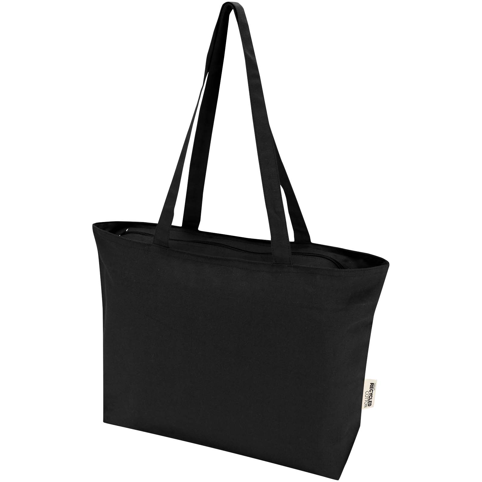 Shopper in cotone 320 g/m² con zip Ningbo - 15L