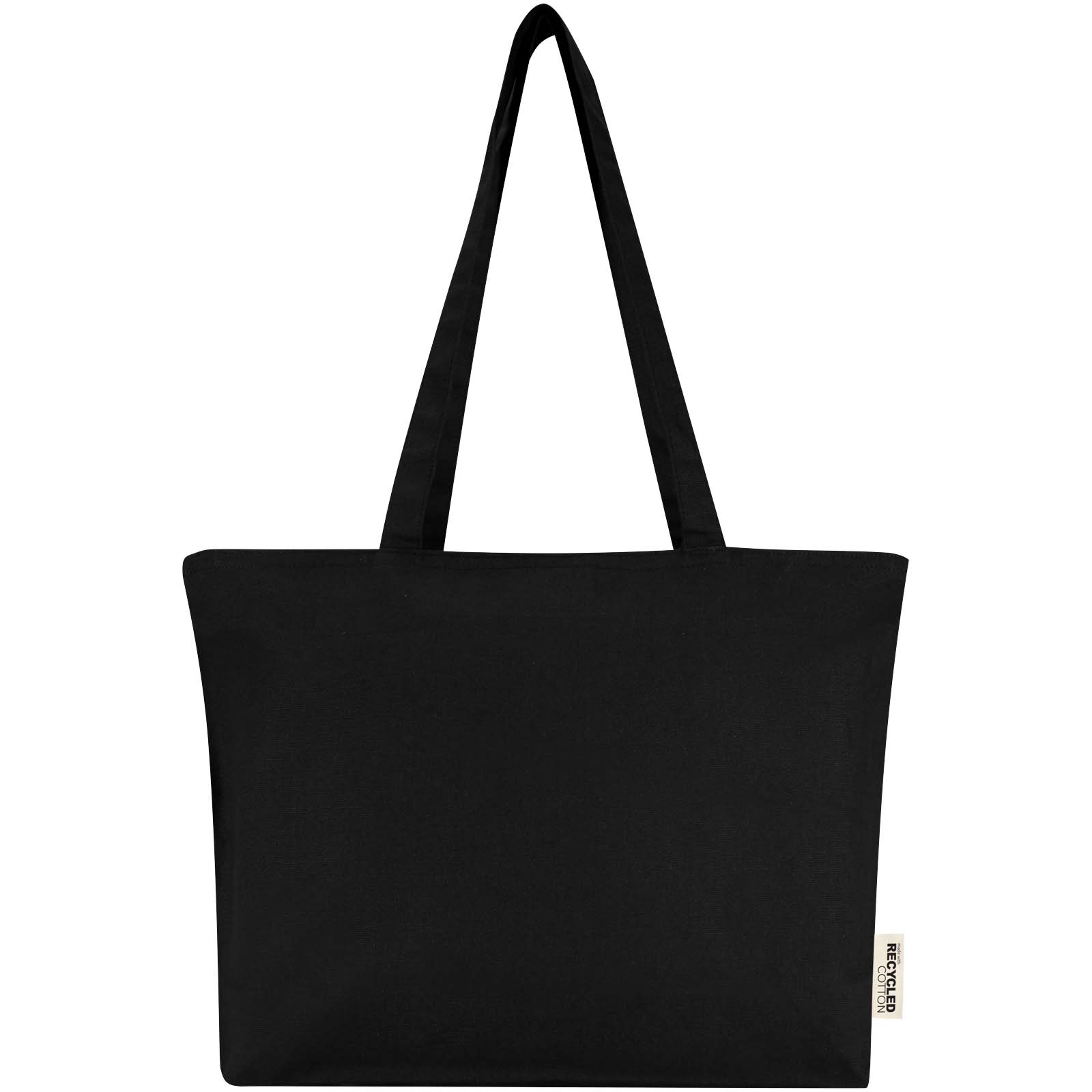 Shopper in cotone 320 g/m² con zip Ningbo - 15L
